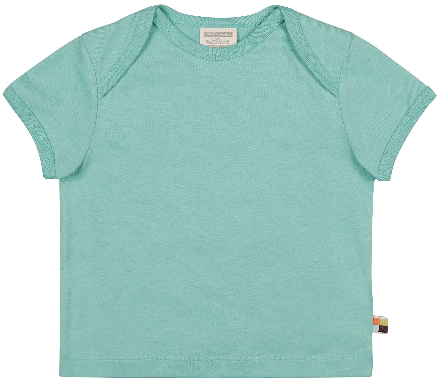 loud-proud-classics-t-shirt-uni-kinder-mint-86-92-single-jersey image 7