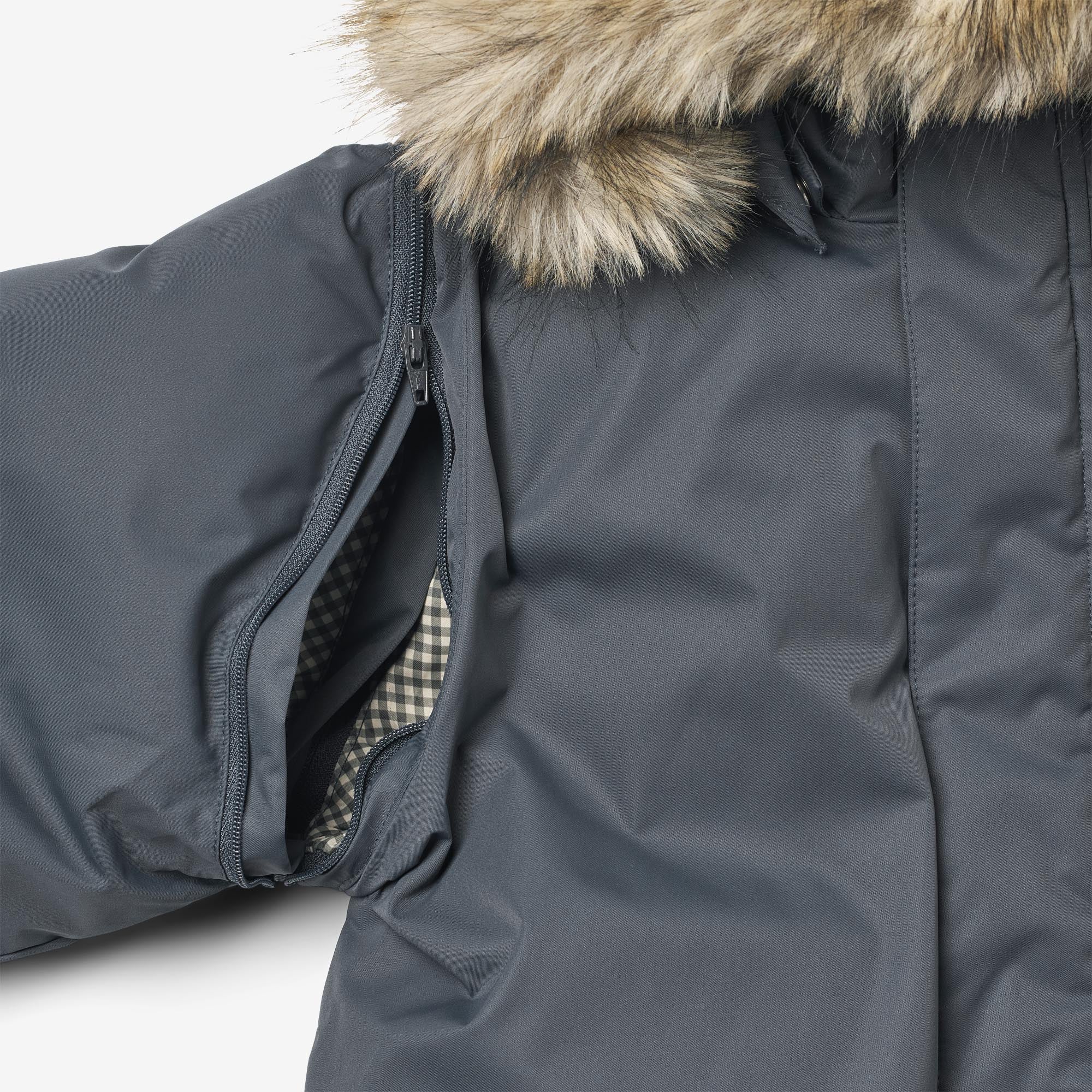 wheat-blaest-puffer-jacke-greyblue-recycling-2-in-1 image 4