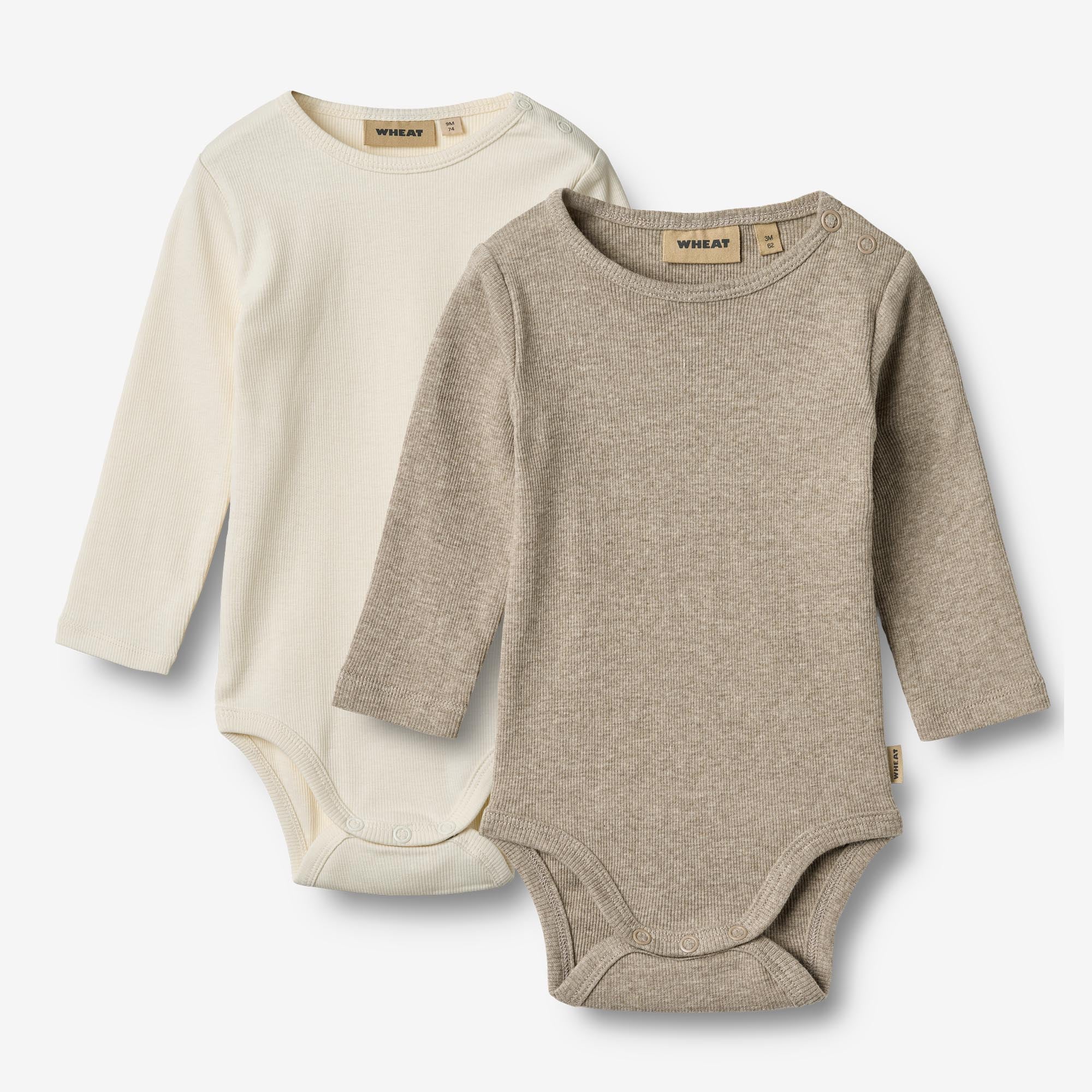 wheat-2-rib-body-l-s-spencer-babybody-gravel-melange-2er-pack image 1
