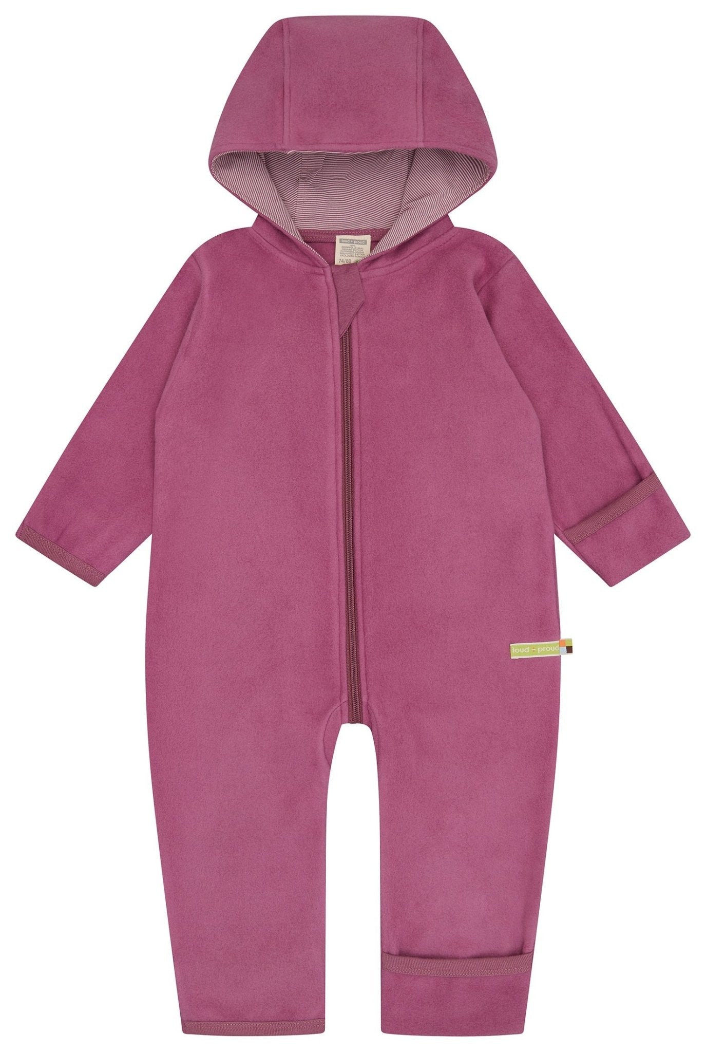 loud-proud-classics-overall-baumwoll-fleece-curry-74-80-kapuze image 4