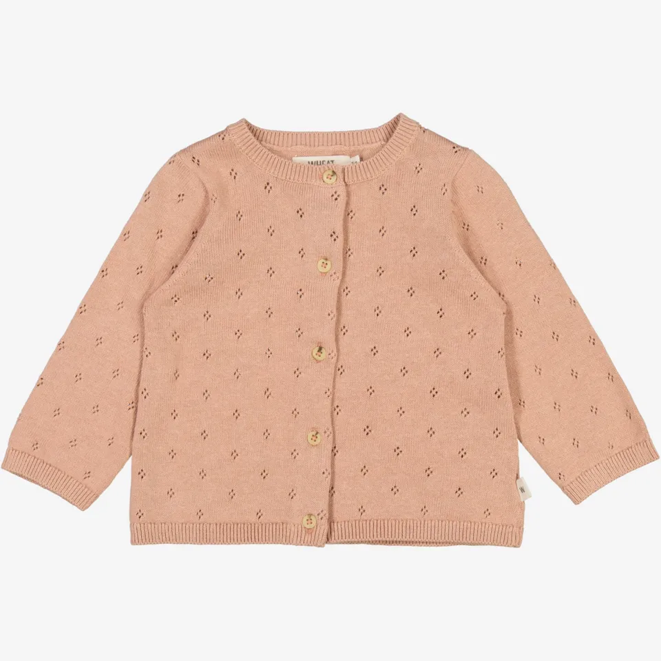 wheat-maia-strickjacke-baby-rose-dawn-bio-baumwolle image 1