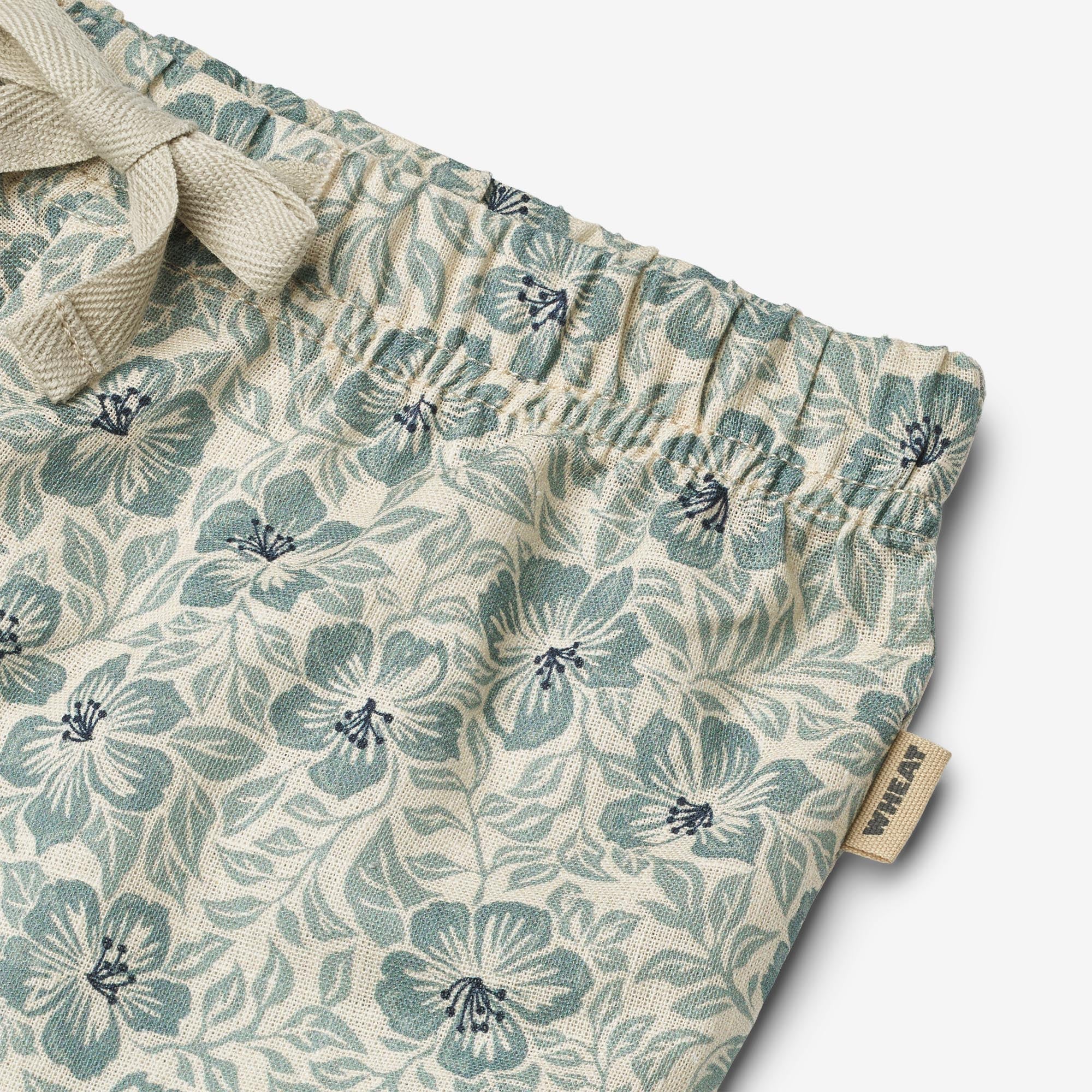 wheat-shorts-max-aqua-hawaii-flowers-baby-shorts-bio image 4