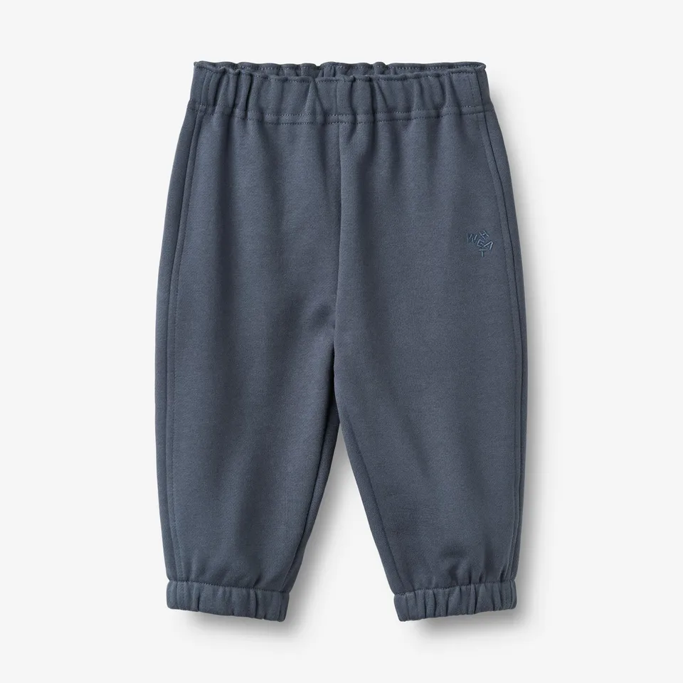 wheat-cosmo-sweatpants-greyblue-bio-baumwolle image 1