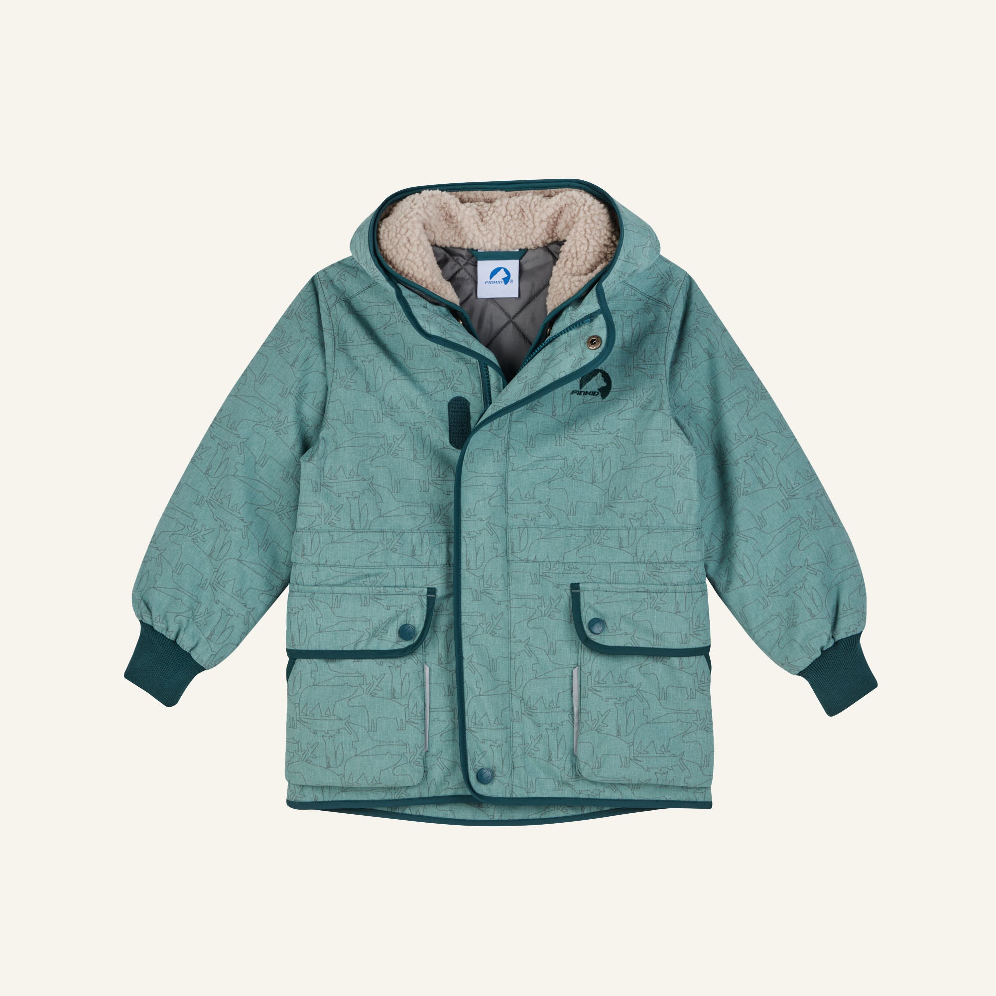 finkid-husky-ranua-parka-bluestone-denim-100-110 image 1
