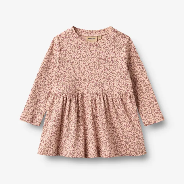 wheat-sessa-jerseykleid-dime-rose-small-flowers-bio image 1