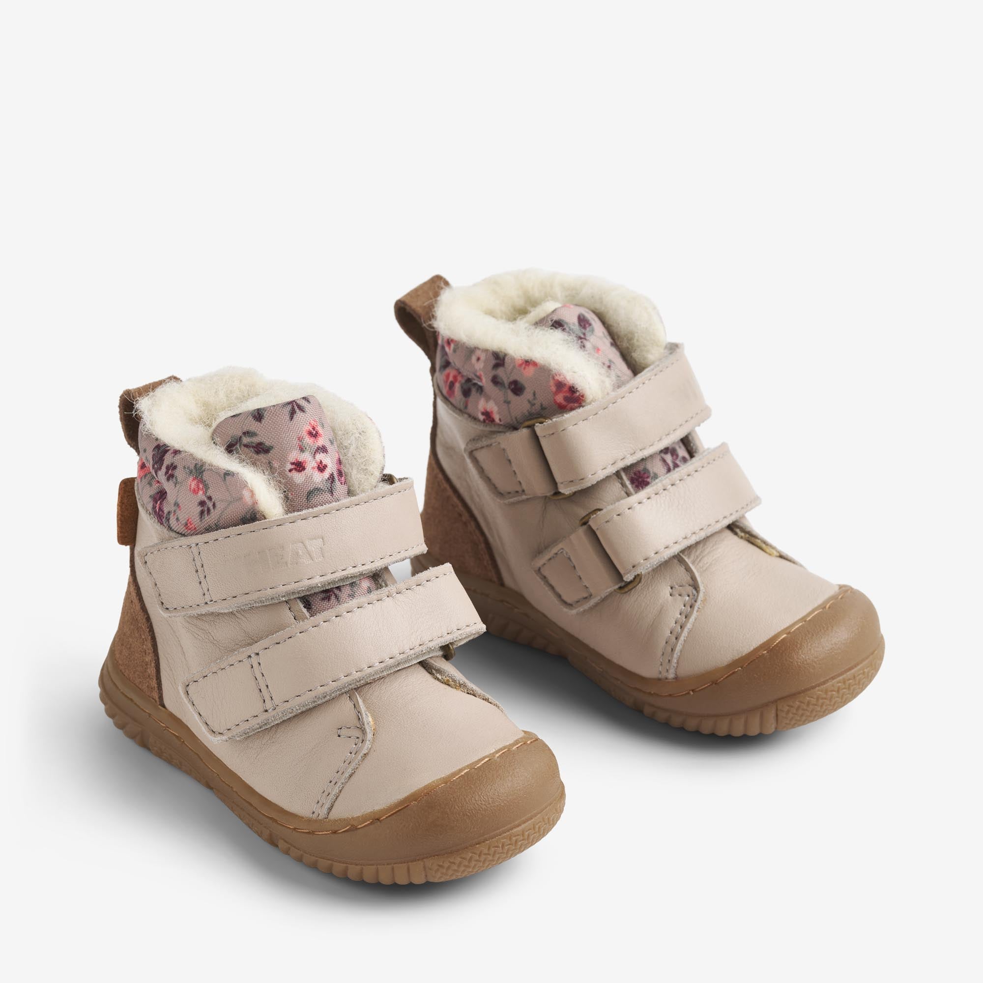 wheat-snug-tex-winterstiefel-grau-blumen-leder image 1