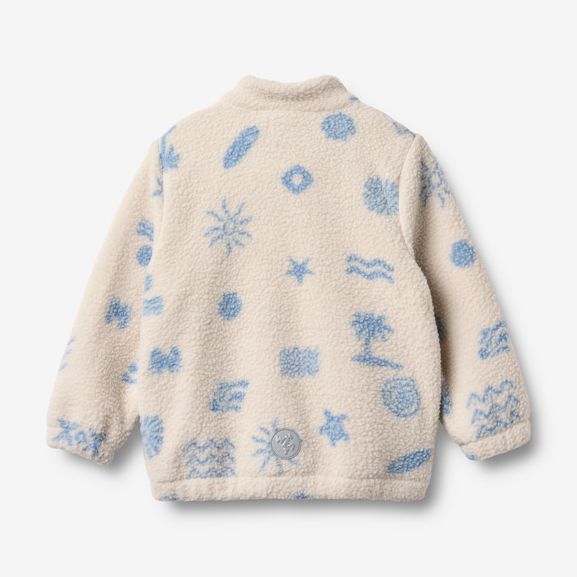 wheat-helge-fleecejacke-white-onyx-jacquard-recycling image 2