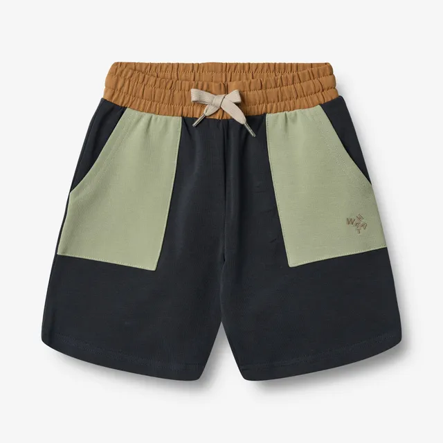 wheat-elmo-sweatshorts-navy-bio-baumwolle-gr-122 image 1