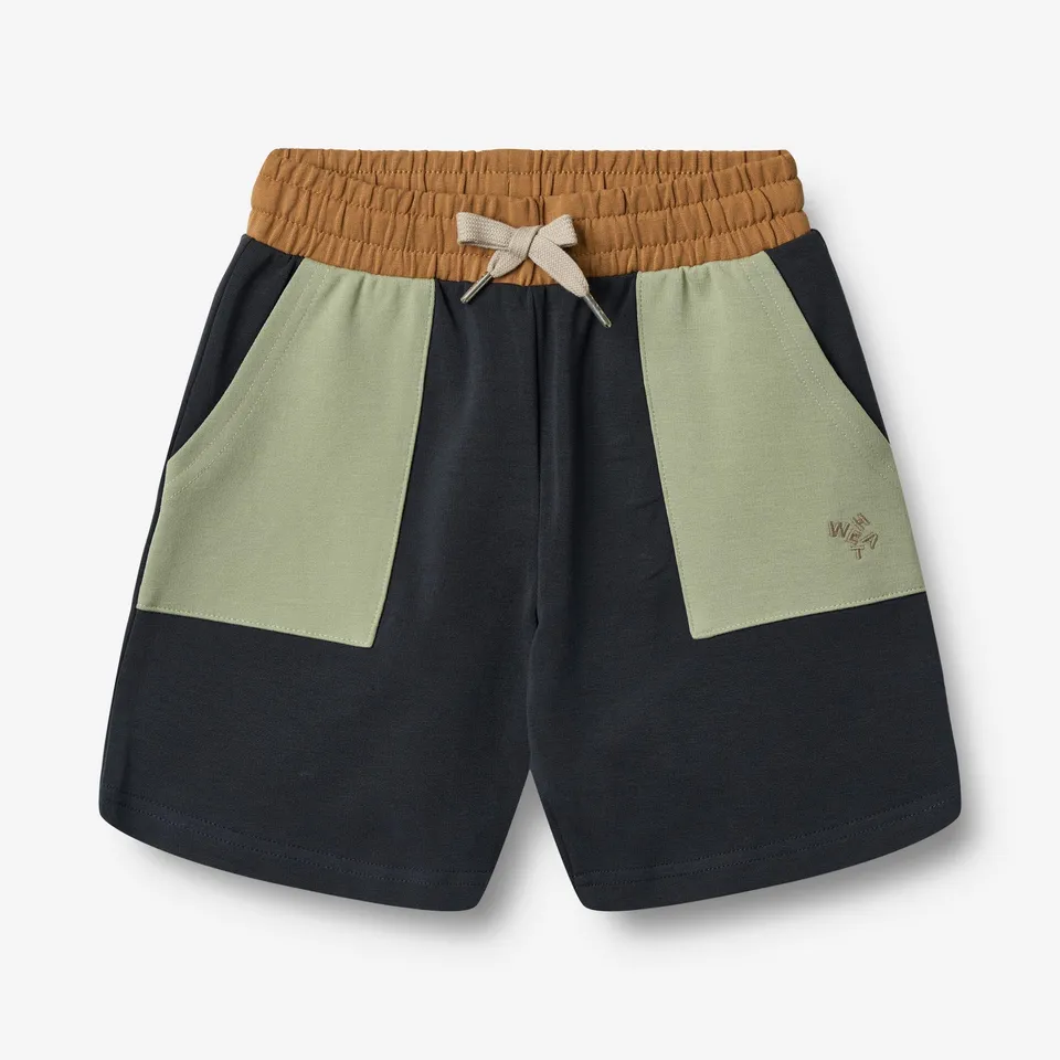 wheat-elmo-sweatshorts-navy-bio-baumwolle-gr-122 image 1
