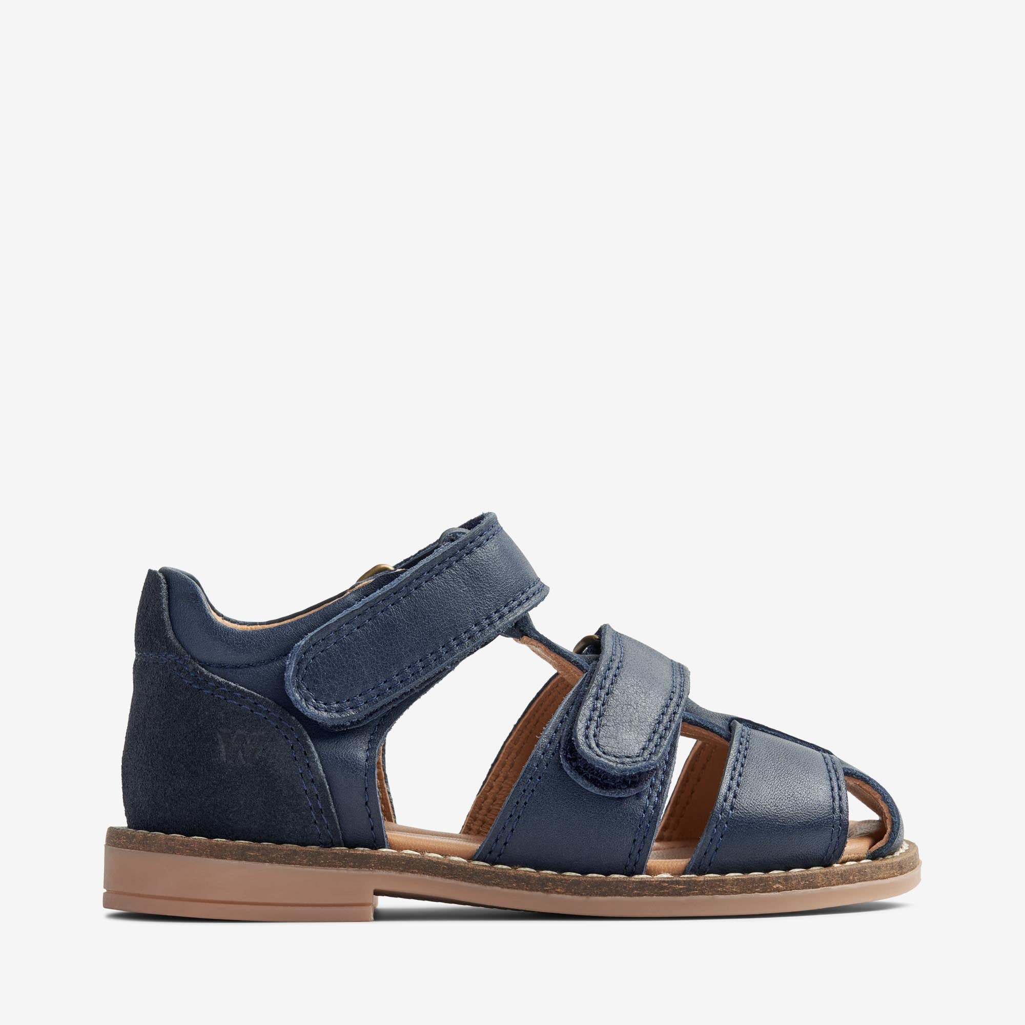 wheat-bassi-closed-toe-sandale-navy-leder-klett image 3