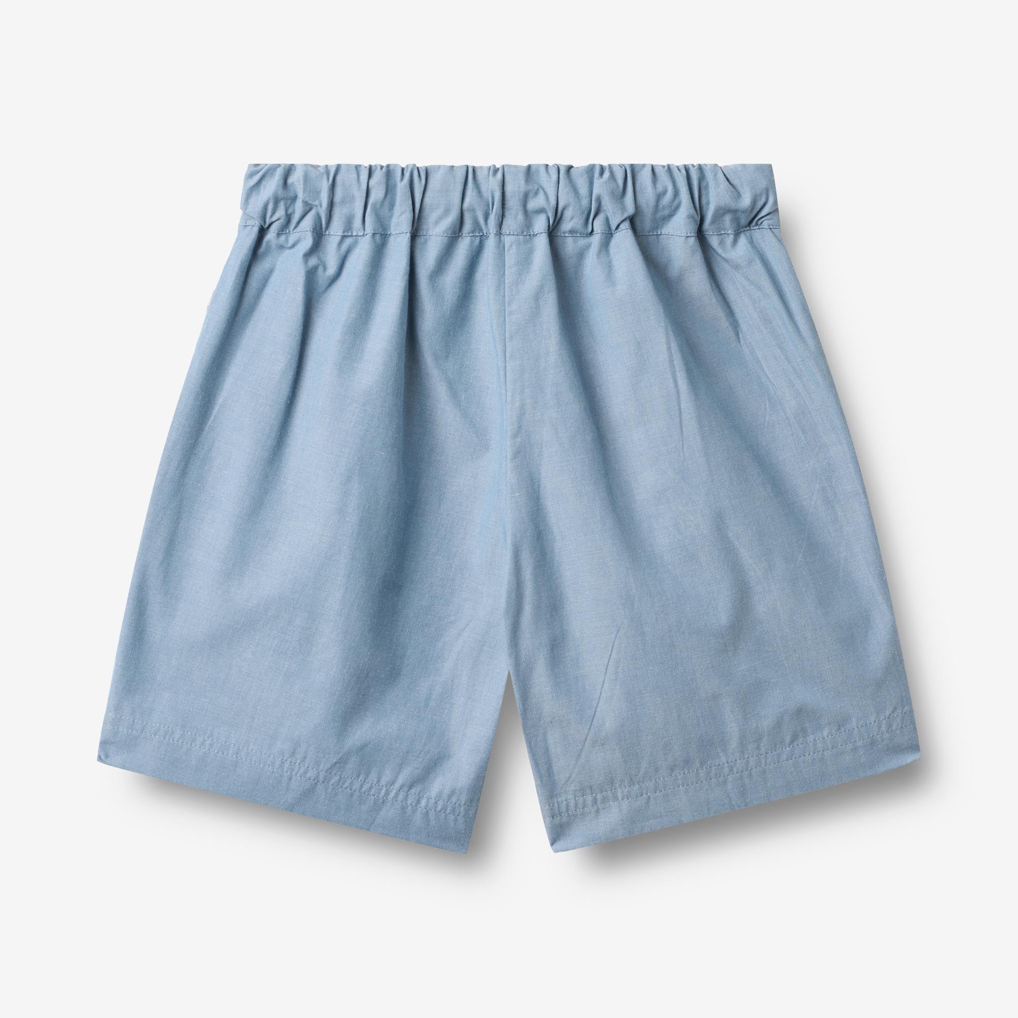 wheat-cuba-shorts-blue-chambrey-bio-baumwolle image 3
