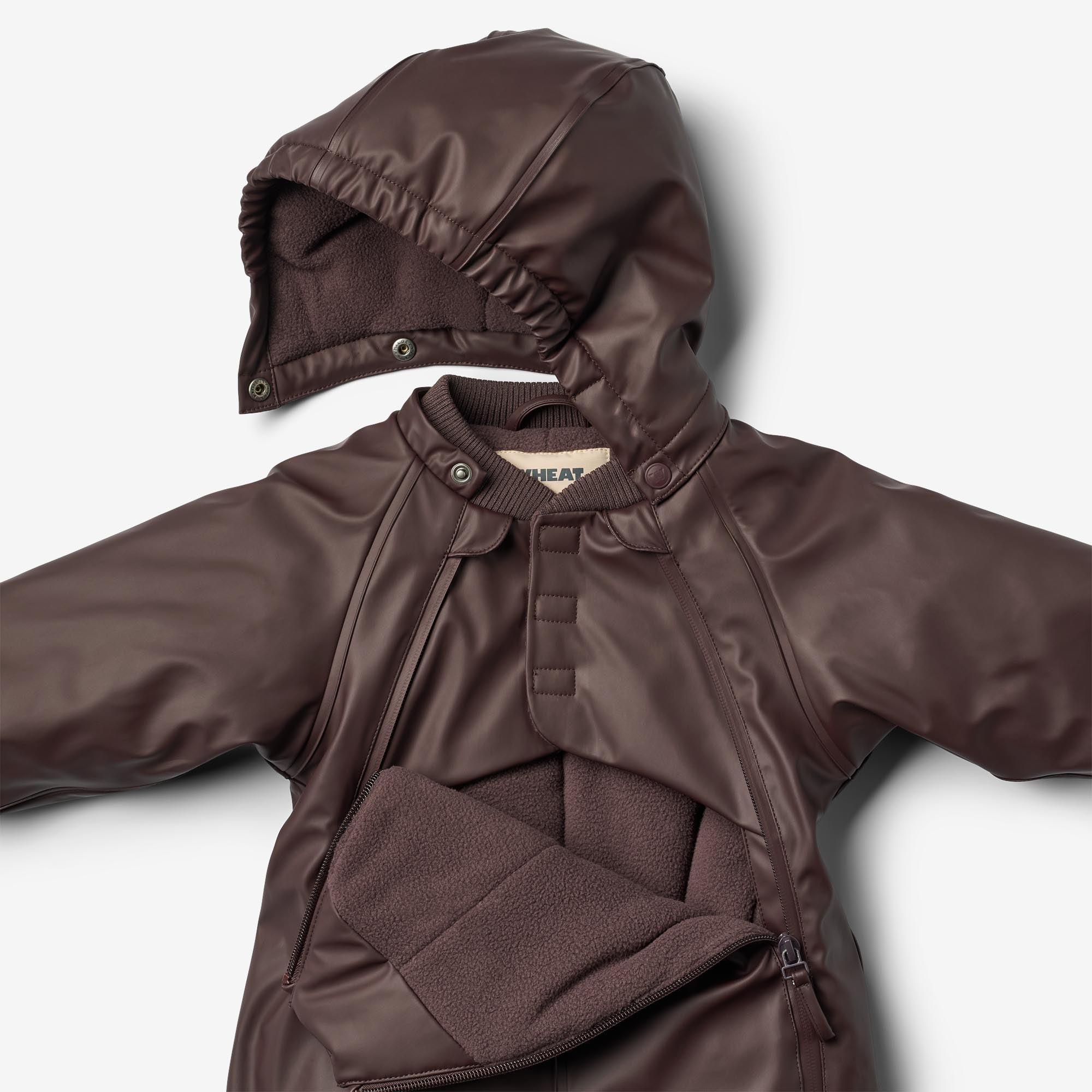 wheat-evig-wintersuit-schneeanzug-chocolate-plum-wasserdicht image 3