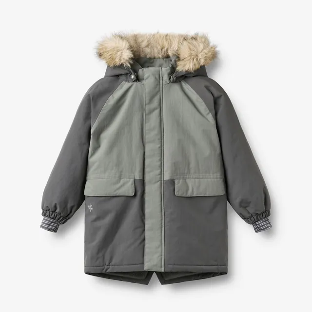 wheat-mallen-parka-dark-charcoal-wasserdicht-winterjacke image 1