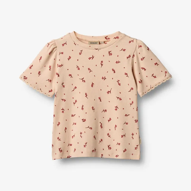 wheat-iris-t-shirt-rose-water-flowers-shirt-bio-kurzarm image 1