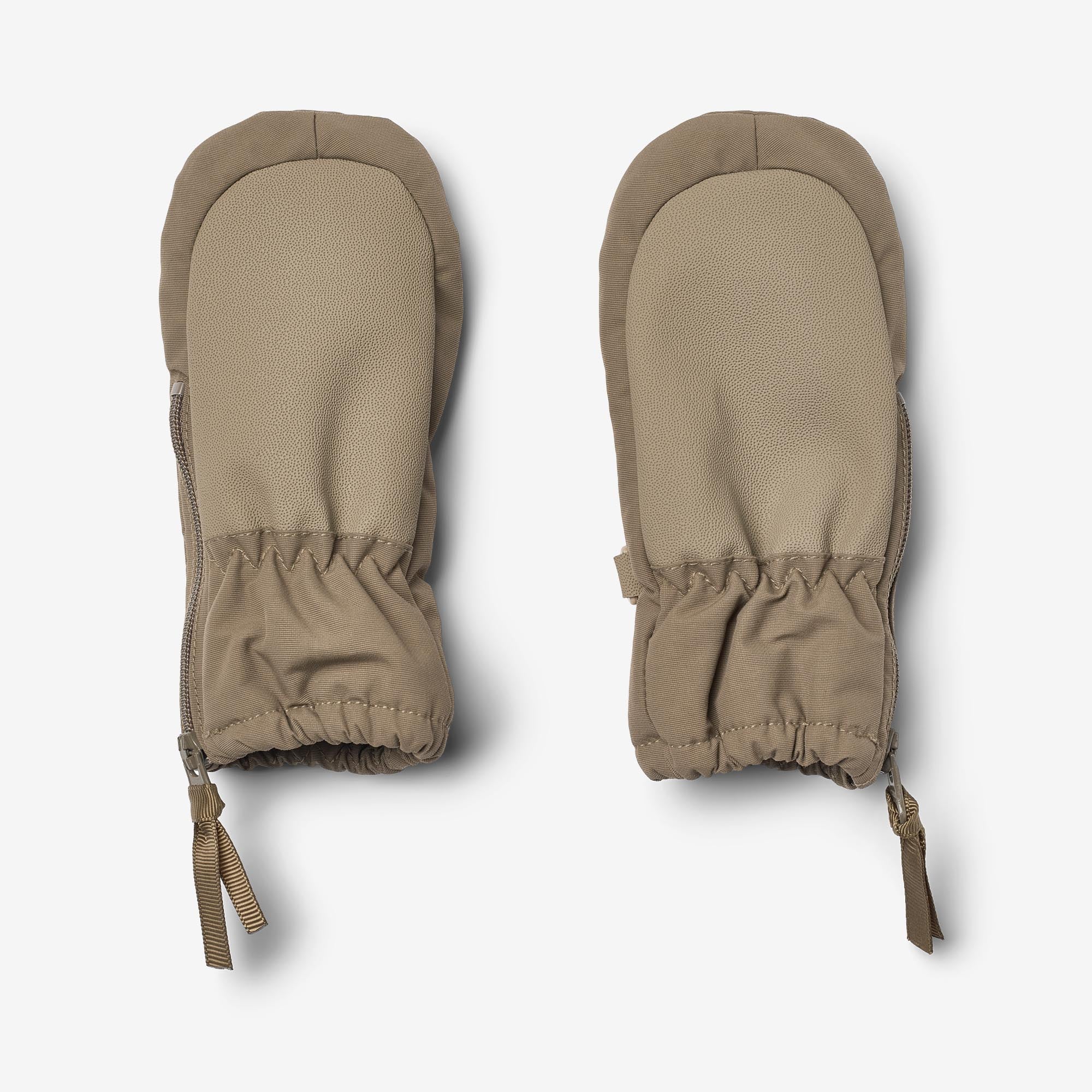 wheat-technical-mittens-zipper-f-ustlinge-dry-wood-recycelt image 2