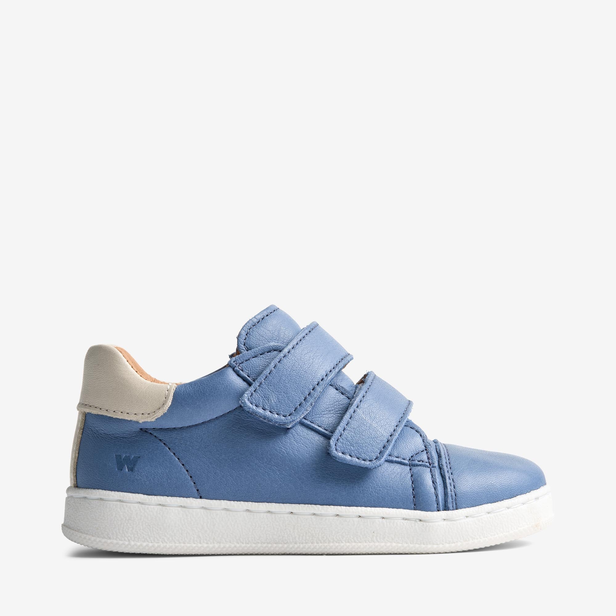 wheat-velo-sneaker-faded-denim-leder-mit-klett image 3