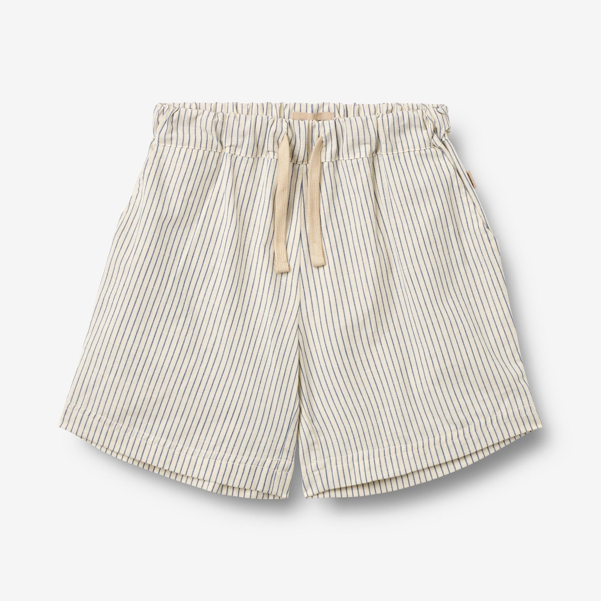 wheat-cuba-shorts-dark-blue-stripe-bio-baumwolle image 1