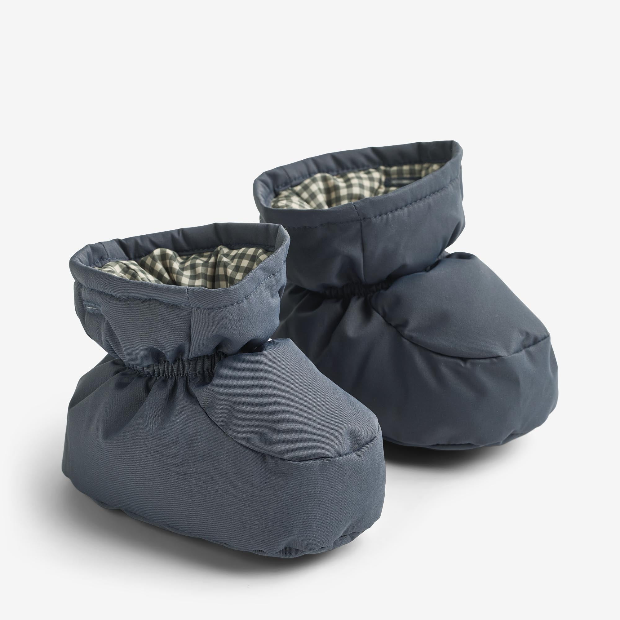 wheat-accessories-fuffa-puffer-babyschuhe-greyblue-wasserdicht image 1