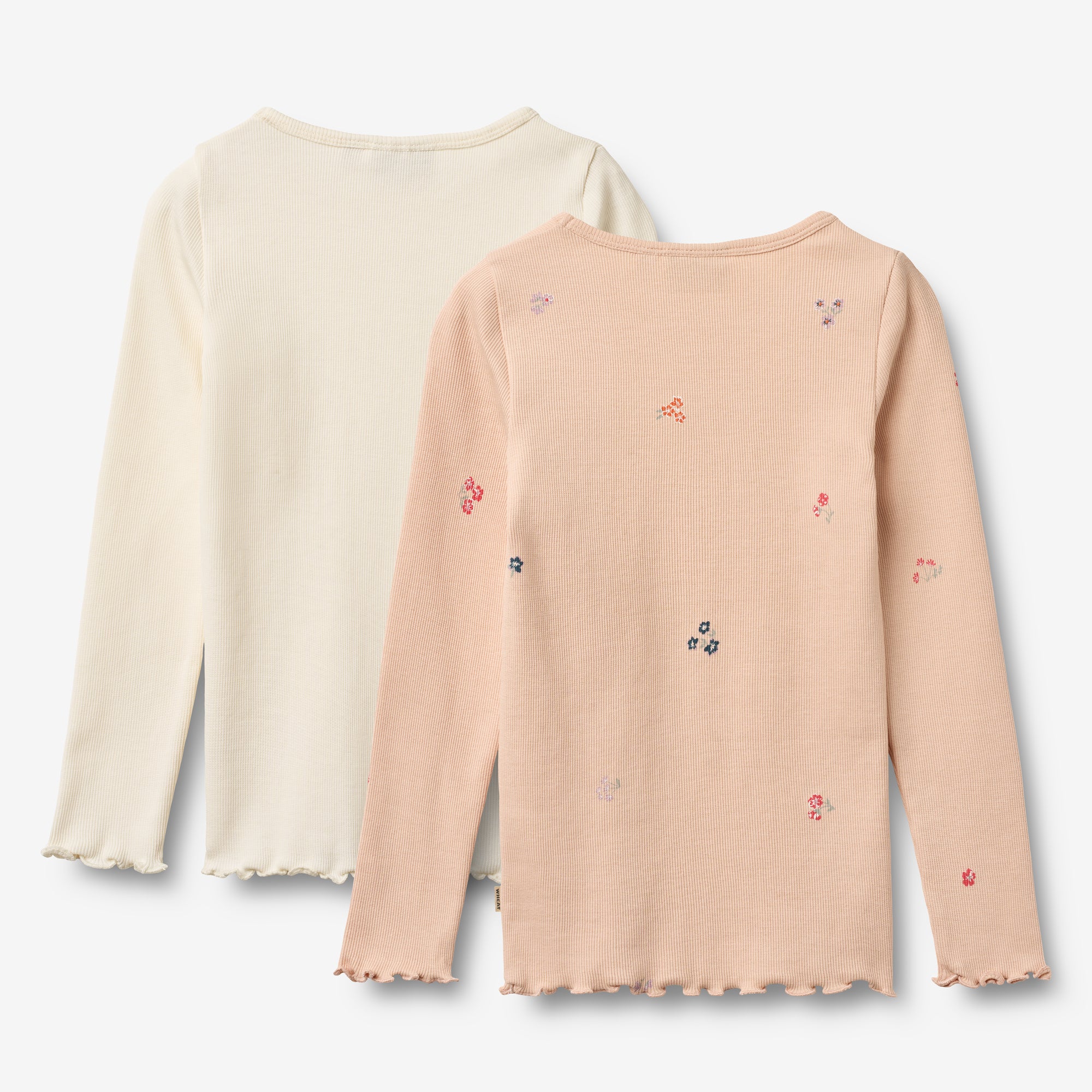 wheat-ida-langarm-t-shirt-2er-m-dchen-rose-flowers-bio image 2