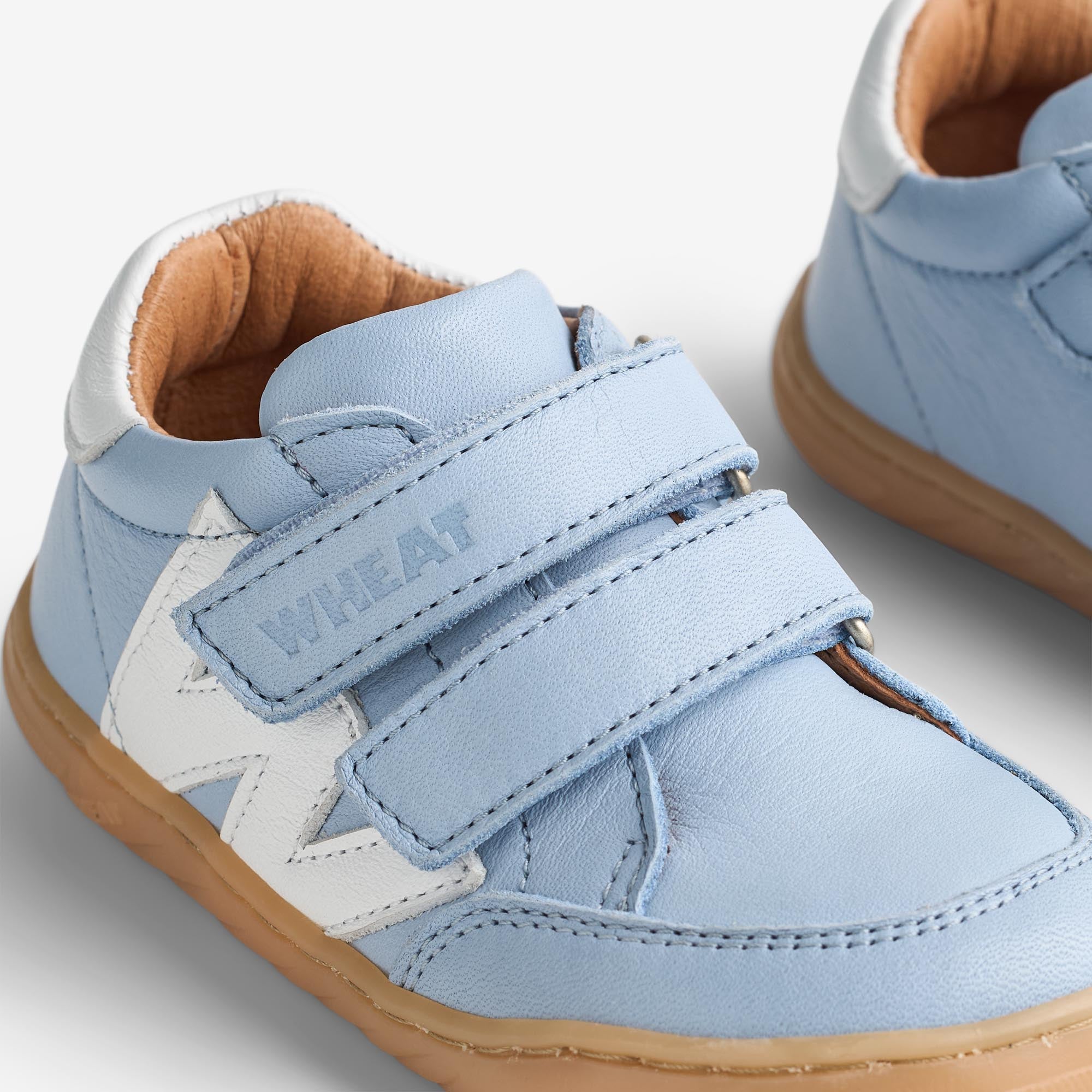 wheat-footwear-sneaker-barres-kinder-sneaker-faded-denim-leder image 4