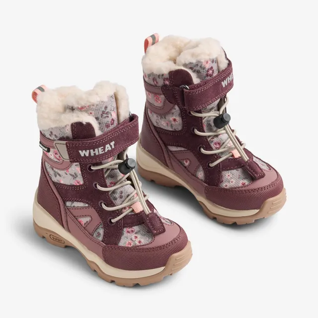 wheat-dixie-tex-winterstiefel-grey-moon-flowers-wasserdicht image 1