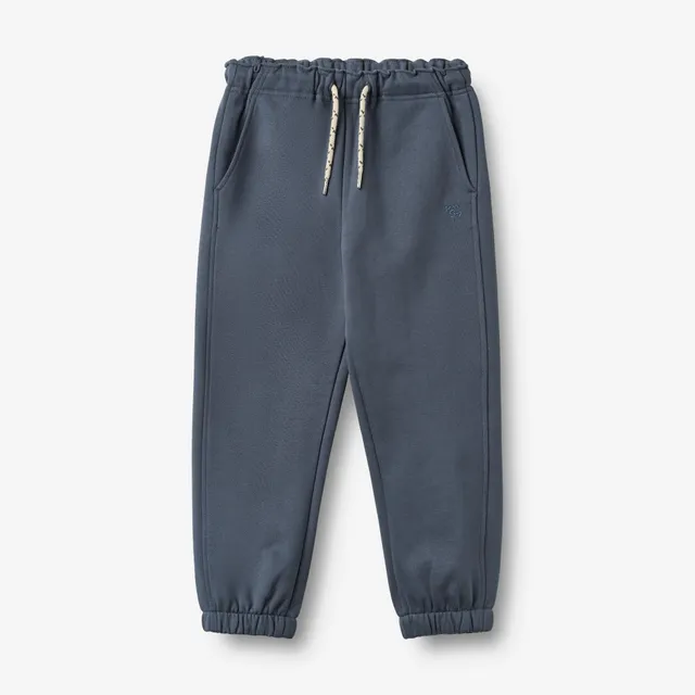 wheat-sweatpants-cosmo-jogginghose-greyblue-bio-baumwolle image 1