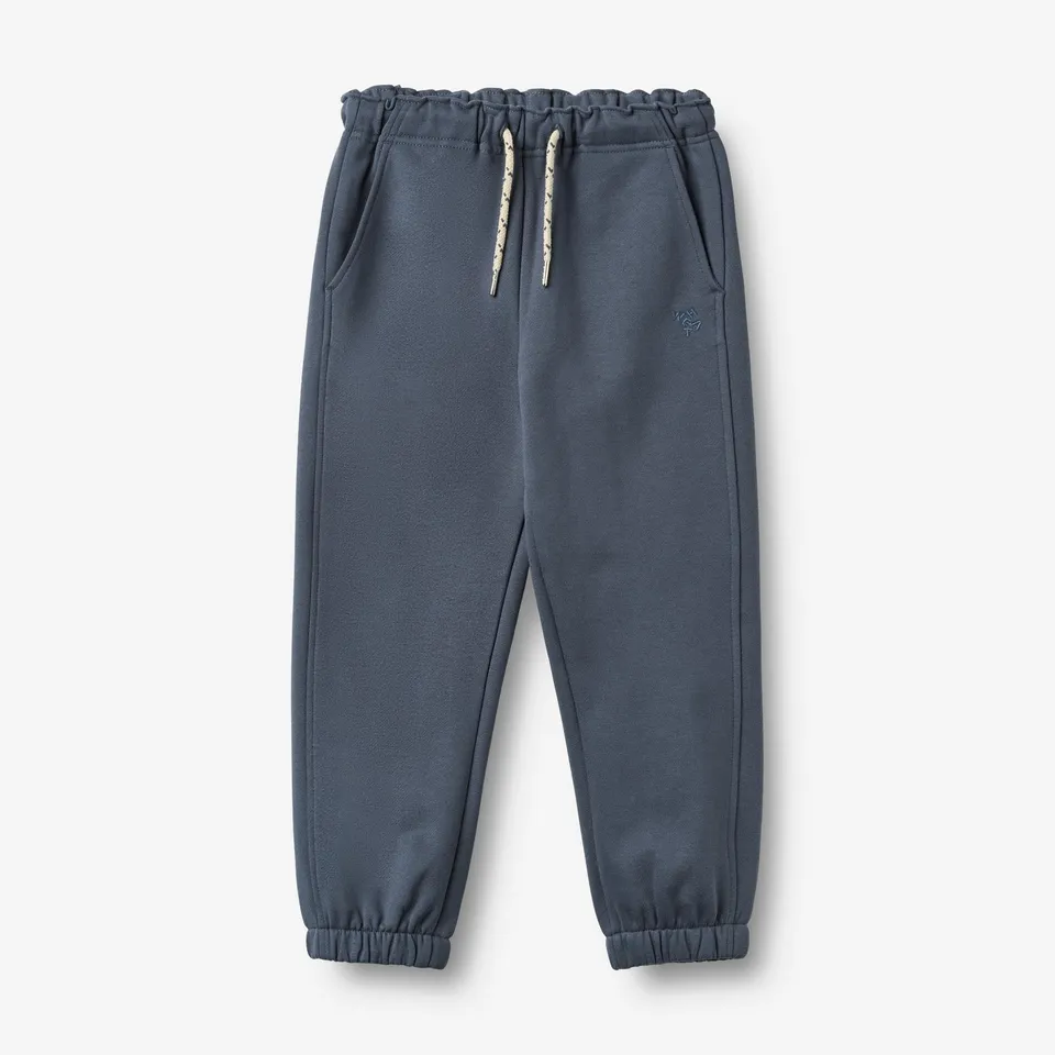wheat-sweatpants-cosmo-jogginghose-greyblue-bio-baumwolle image 1