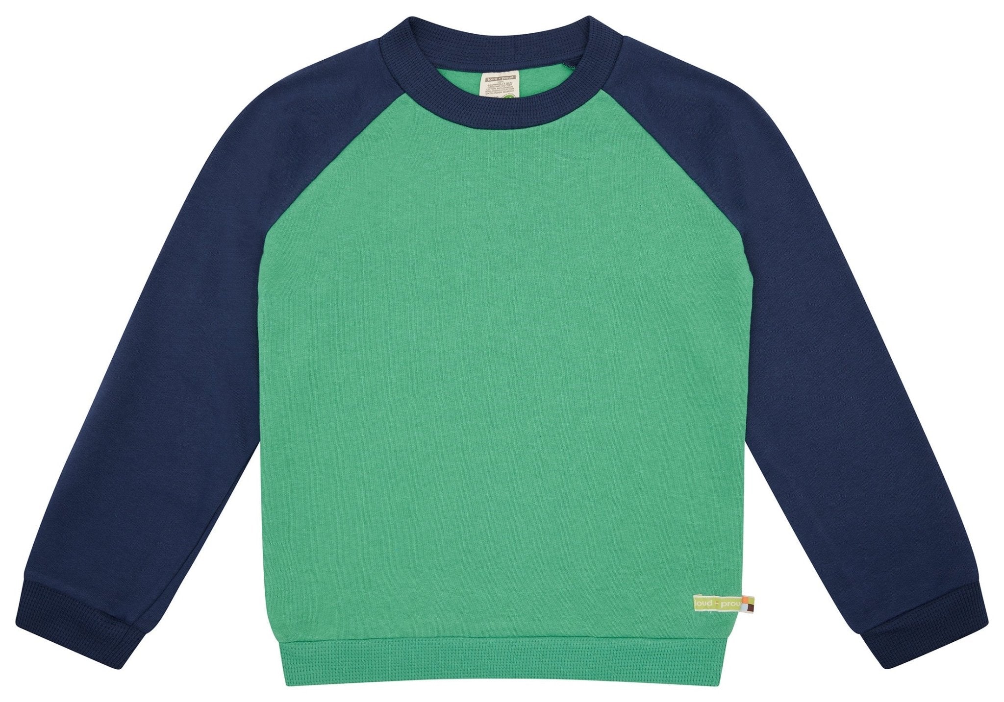loud-proud-classics-sweatshirt-raglan-rmeln-pullover-azur image 3