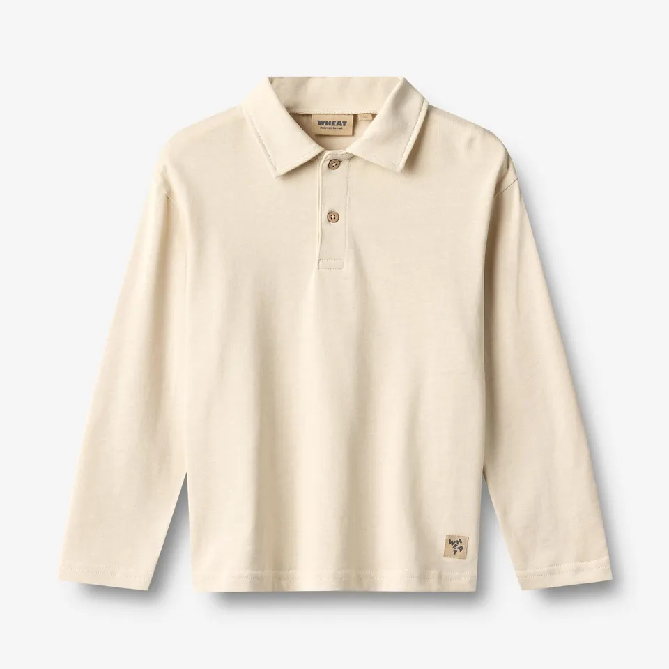 wheat-yves-langarm-polo-offwhite-bio-baumwolle-kinder image 1