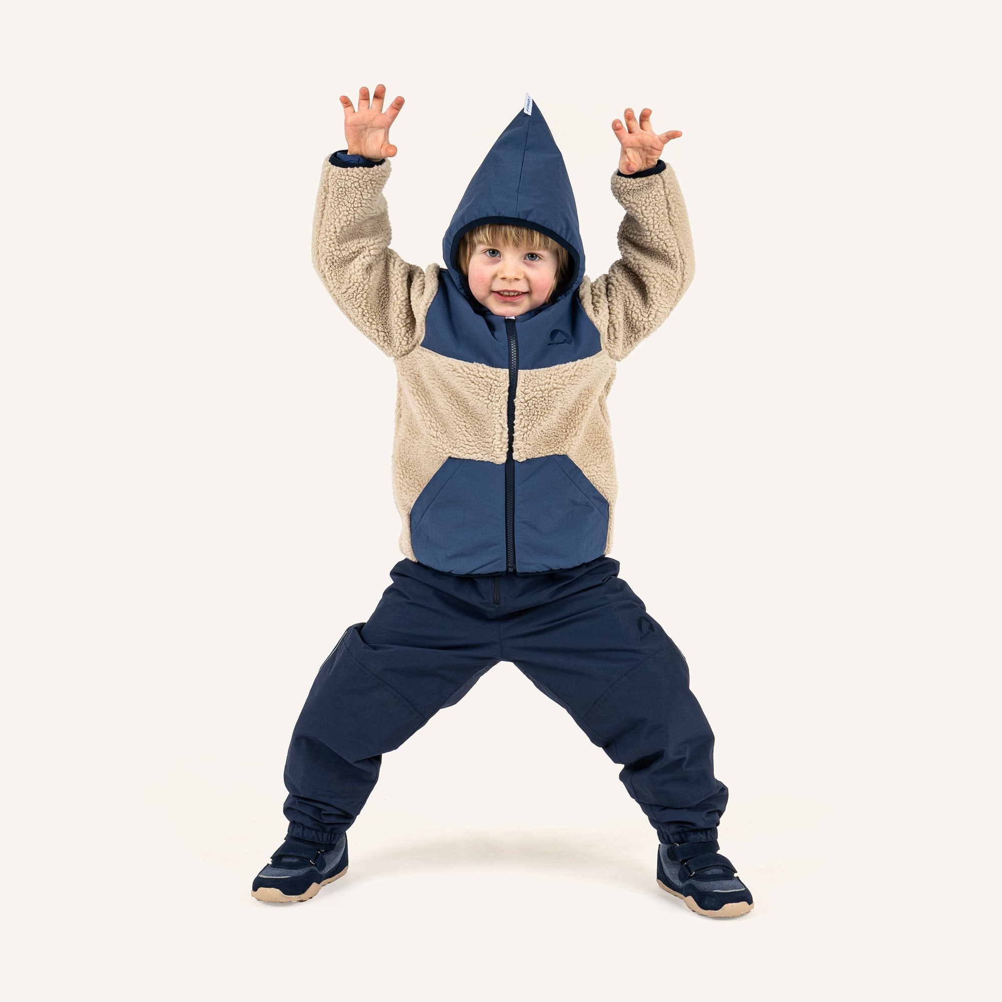 finkid-husky-kisko-teddy-teddyfleece-jacke-denim-navy image 2