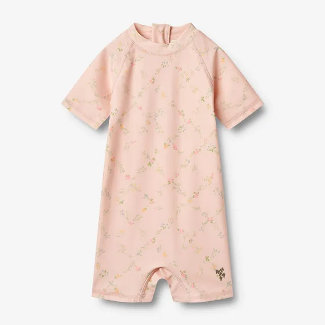 wheat-cas-powder-checked-flowers-badeanzug-uv-40-baby image 1