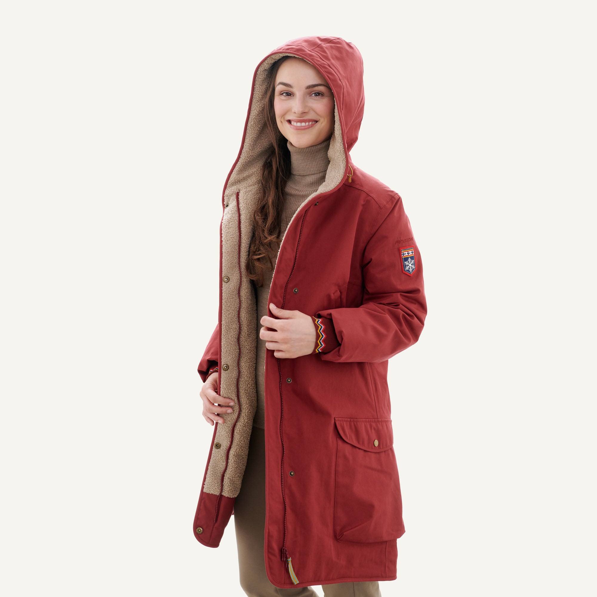 finkid-husky-ivalukka-winterparka-cranberry-38-baumwolle image 3