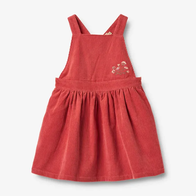 wheat-pinafore-agnes-m-dchen-kleid-raspberry-cord image 1
