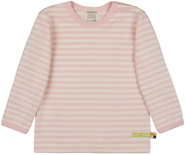 loud-proud-classics-shirt-streifen-shirt-rose-74-80-interlock image 1