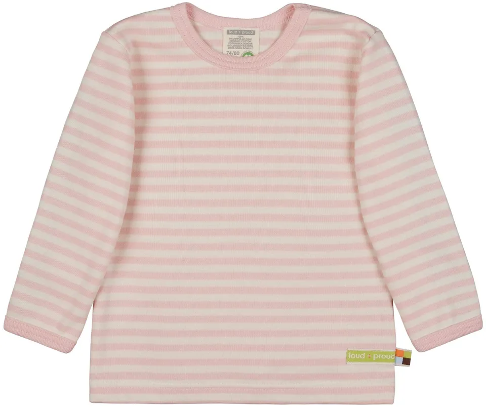 loud-proud-classics-shirt-streifen-shirt-rose-74-80-interlock image 1