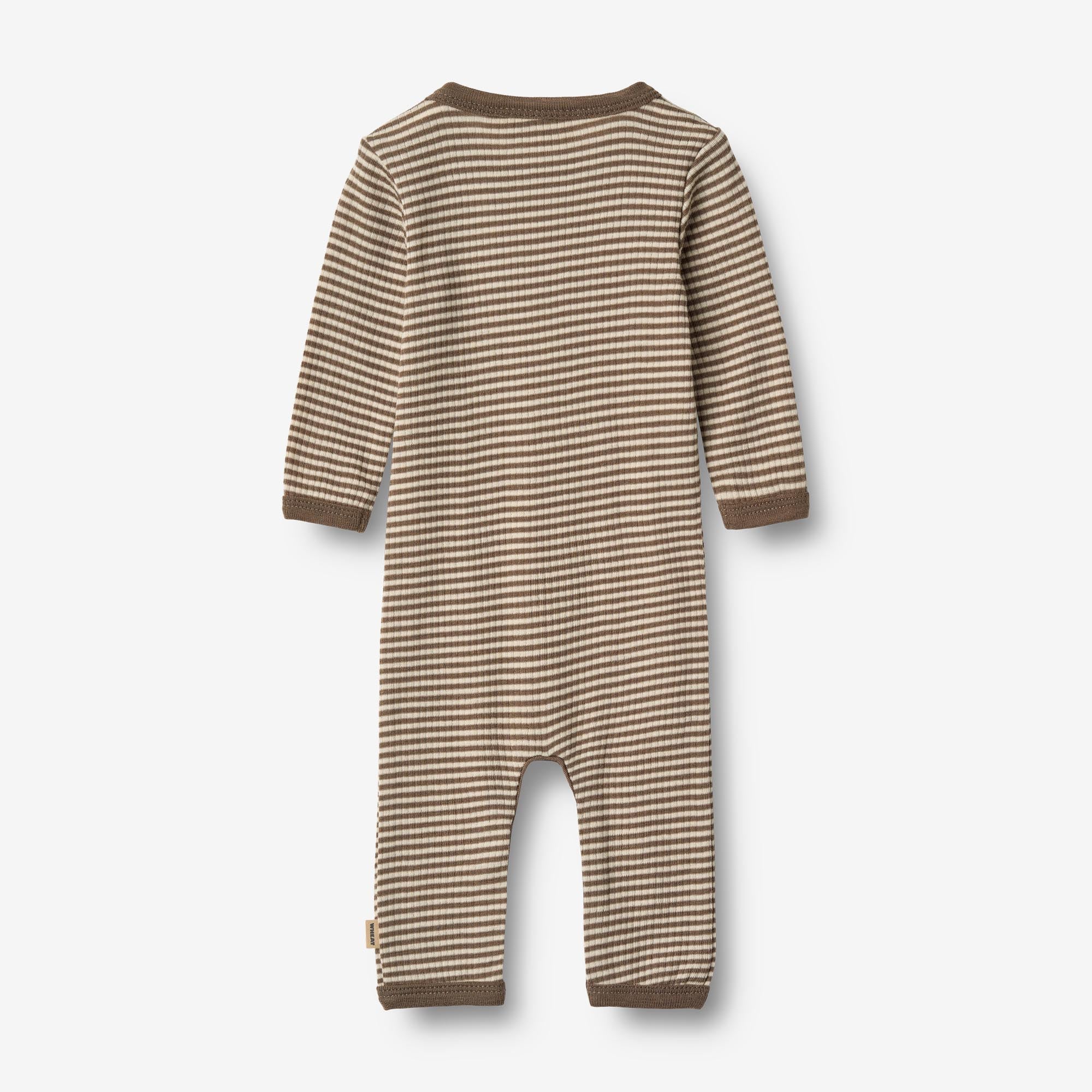 wheat-haven-woll-overall-baby-wood-stripe-merino image 2
