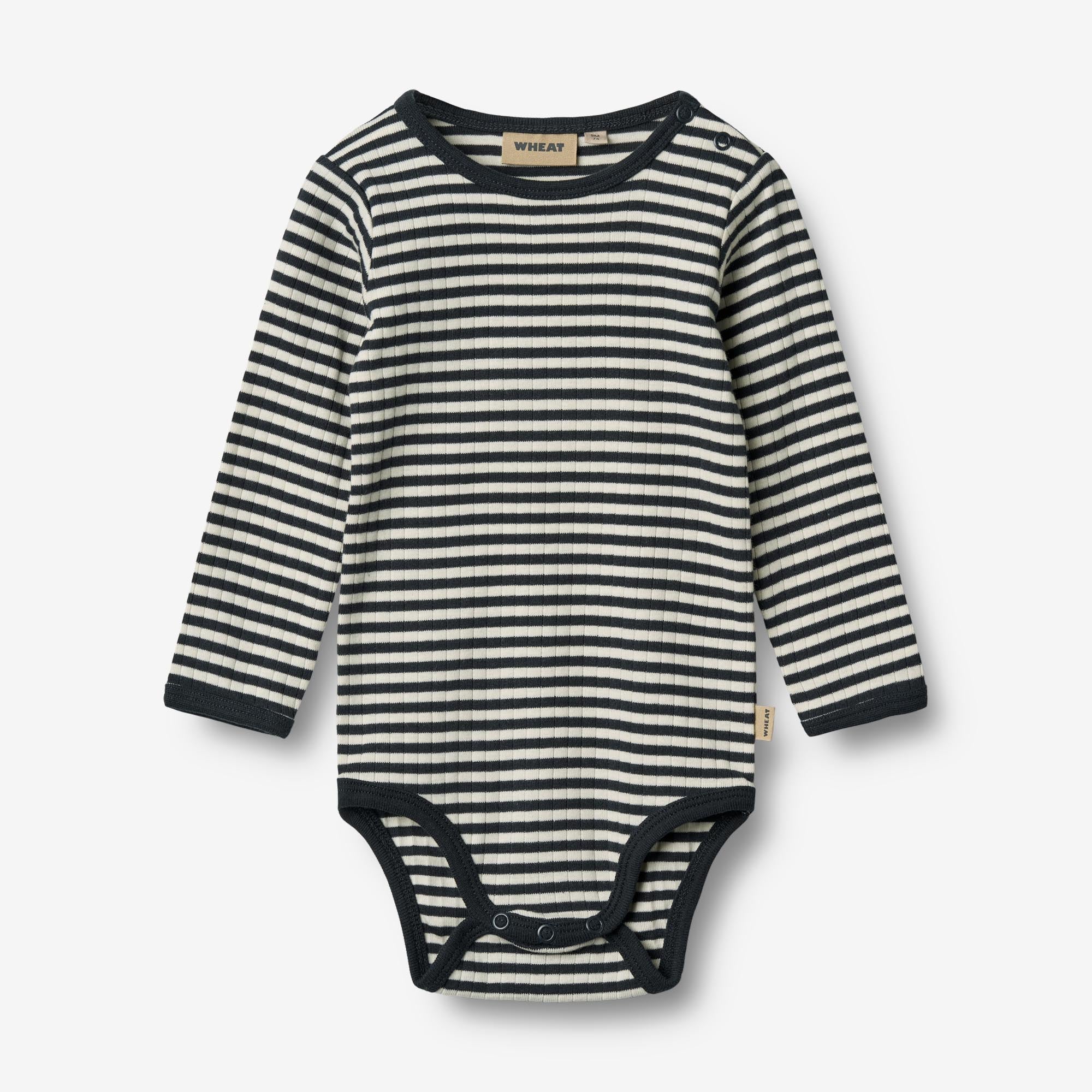wheat-berti-body-navy-rib-stripe-bio-baumwolle-langarm image 2