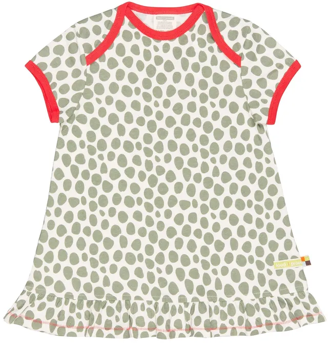 loud-proud-classics-kleid-druck-kleid-olive-98-104-jersey image 1