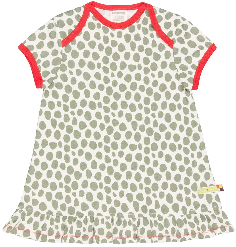 loud-proud-classics-kleid-druck-kleid-olive-98-104-jersey image 1