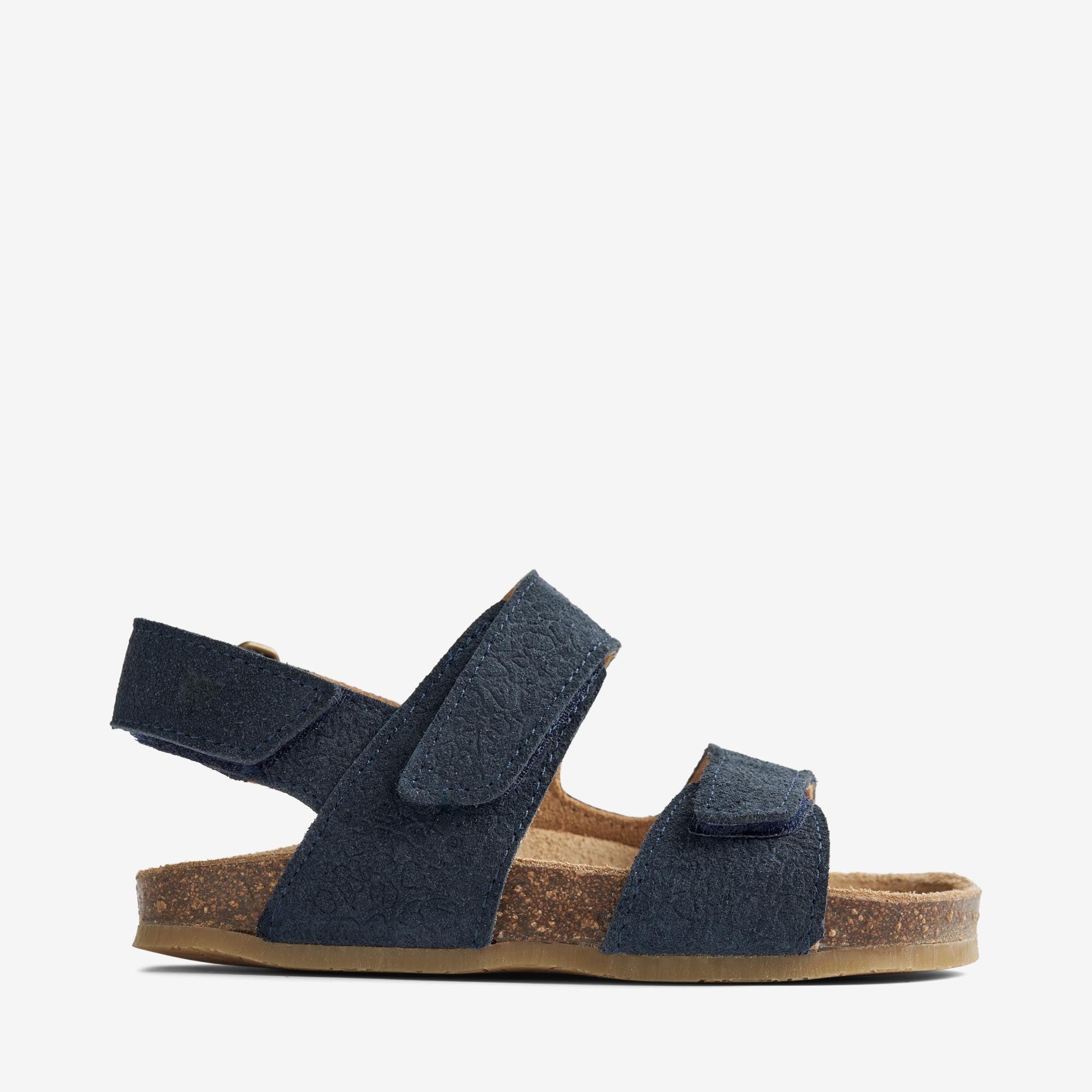 wheat-cameron-sandale-navy-leder-kork-klettsandale image 3