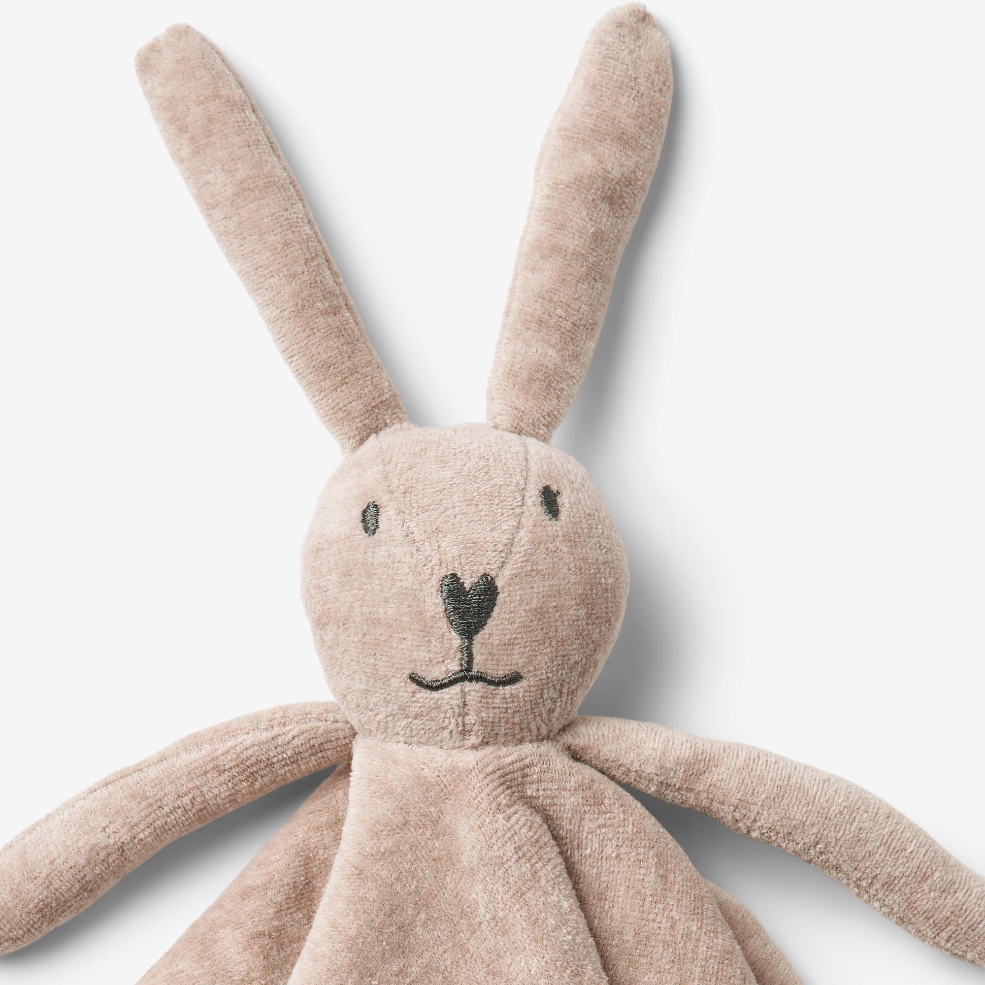 wheat-bunny-schnuffeltuch-melange-rose-baby-bio image 2