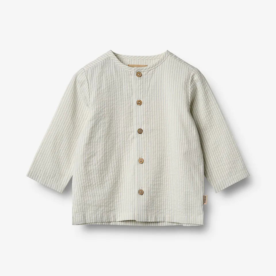wheat-shelby-hemd-baby-summer-blue-stripe-bio-baumwolle image 1
