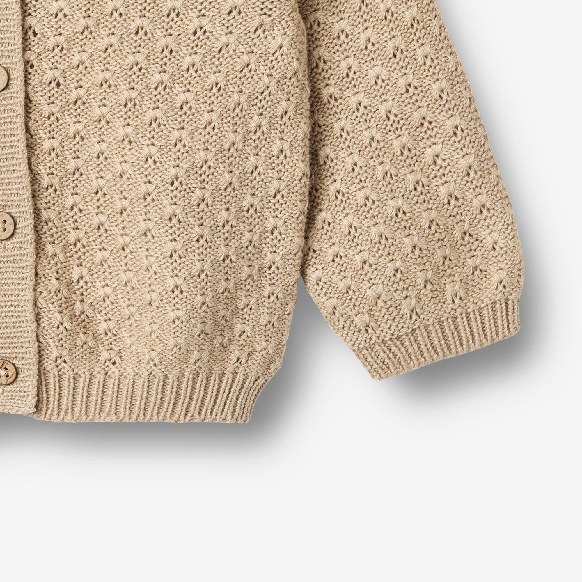 wheat-magnella-strickjacke-warm-sand-bio-baumwolle image 3