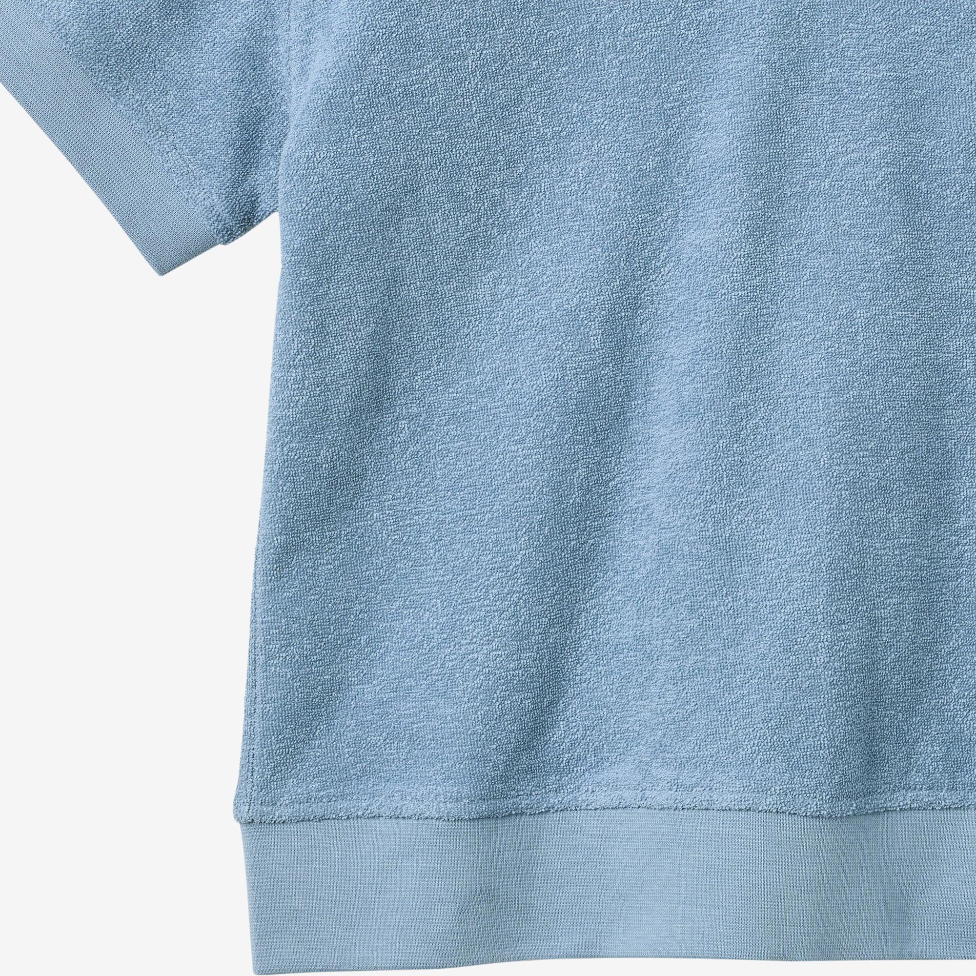 wheat-marlo-polo-t-shirt-faded-denim-bio-baumwolle image 3