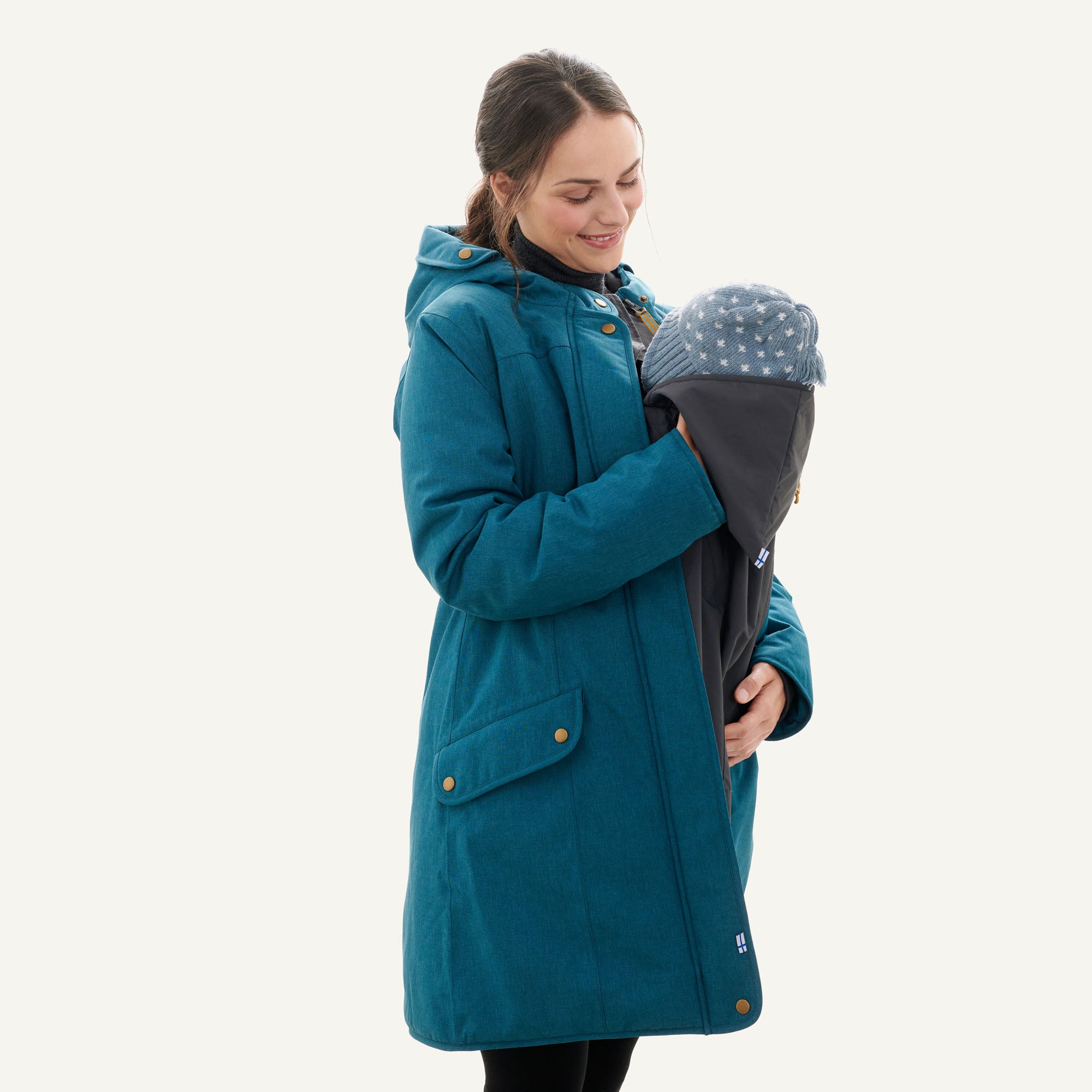 finkid-husky-oona-maa-winterparka-damen-ocean-wasserdicht image 7