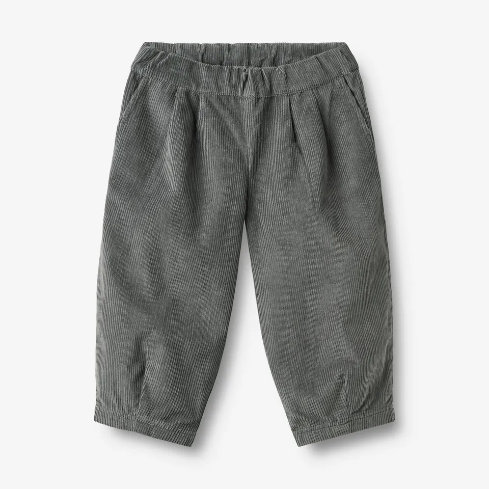 wheat-juno-hose-dark-charcoal-cord-bio-baumwolle image 1