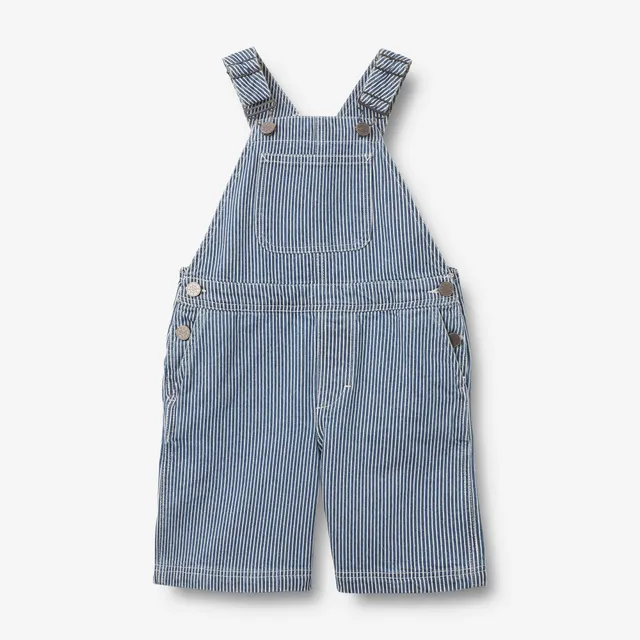 wheat-lykke-overall-denim-stripe-kinder-latzhose-bio image 1