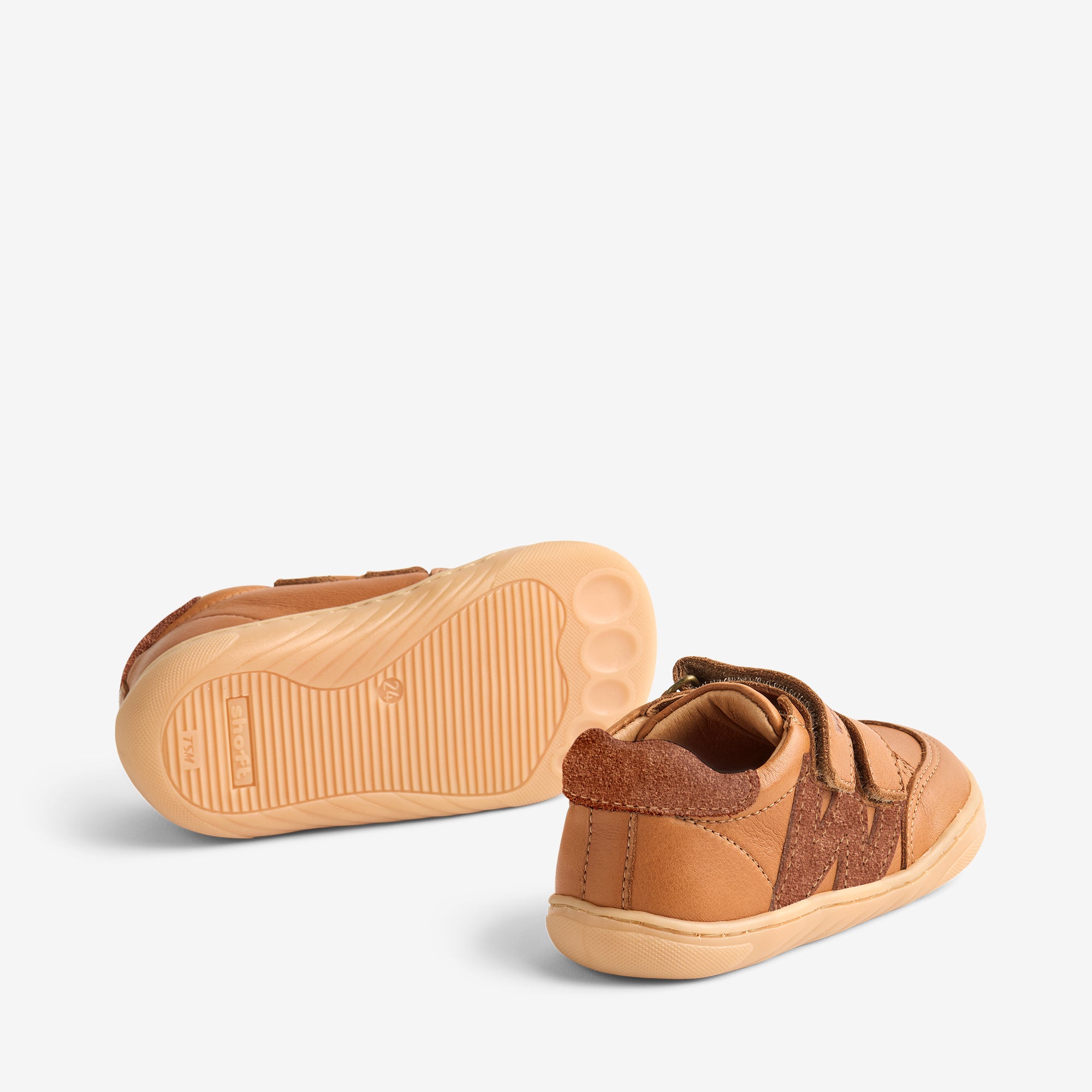 wheat-barres-sneaker-cognac-leder-barfu-schuhe-kinderschuhe image 2