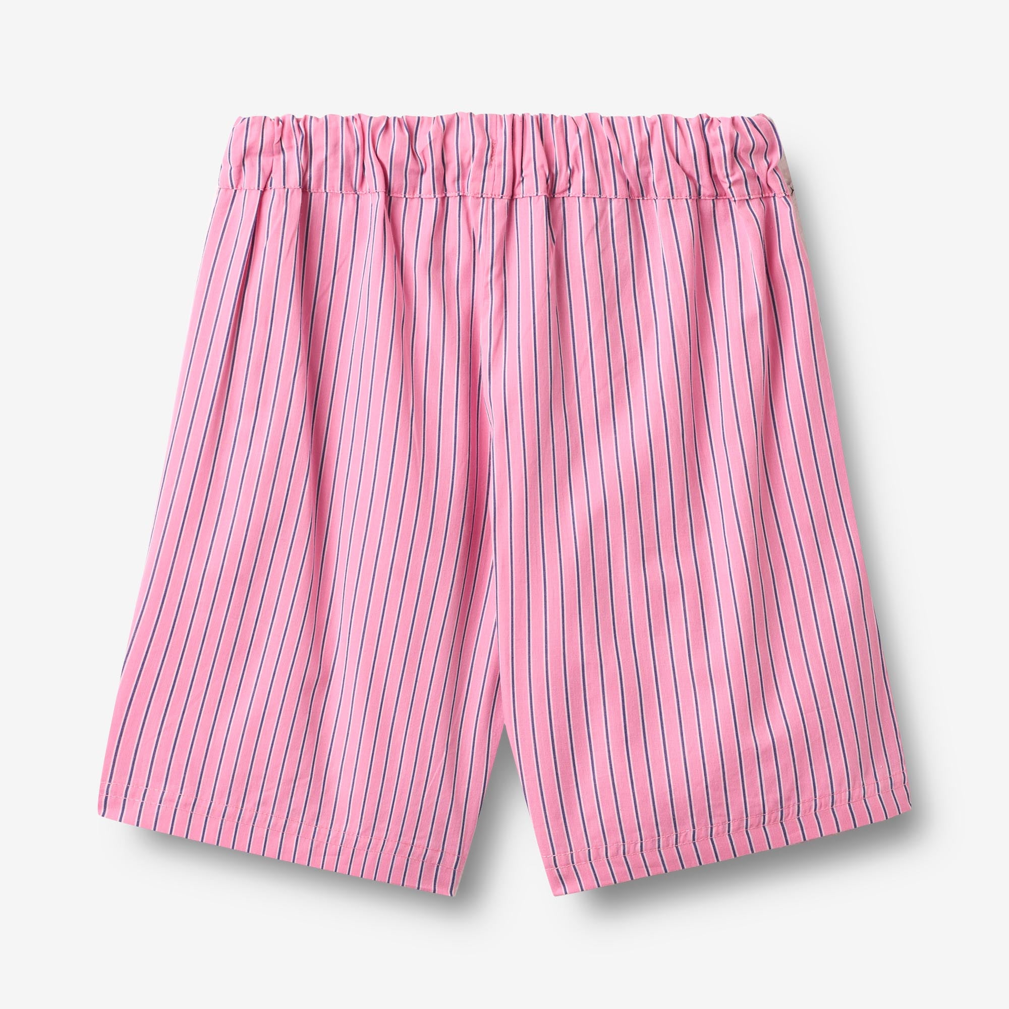 wheat-coral-shorts-pink-stripe-kurze-hose-bio-baumwolle image 2
